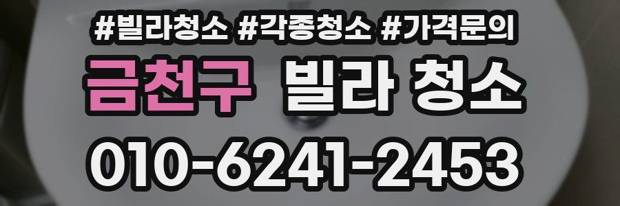 금천구 빌라 청소