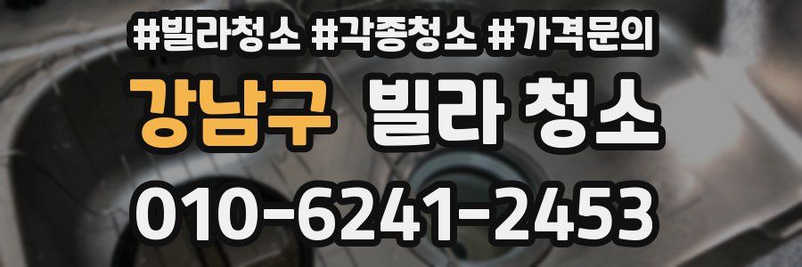 강남구 빌라 청소