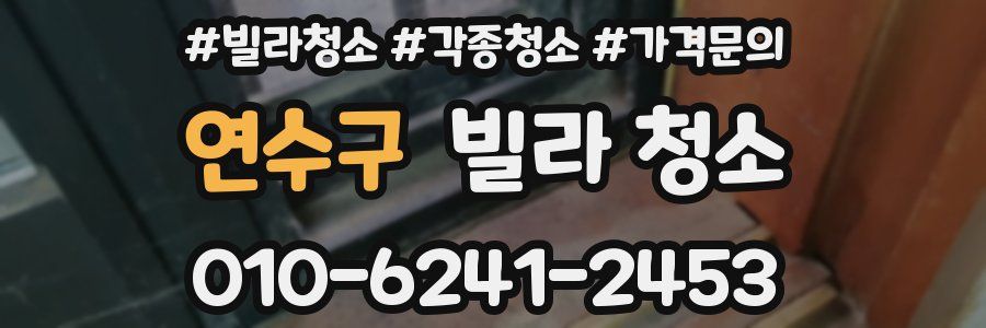 연수구 빌라 청소