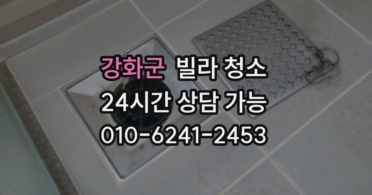 강화군 빌라 청소