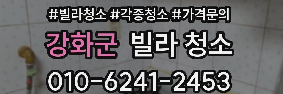 강화군 빌라 청소