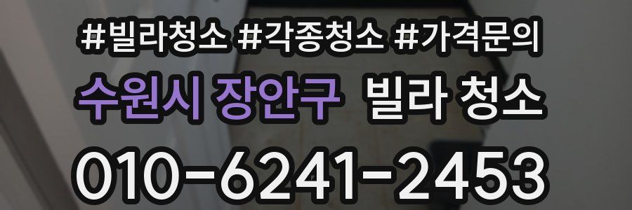 수원시 장안구 빌라 청소
