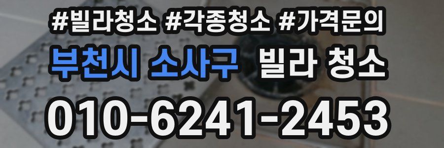 부천시 소사구 빌라 청소