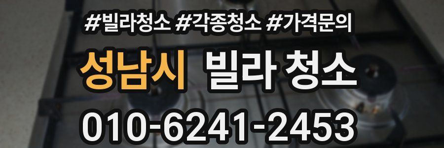 성남시 빌라 청소