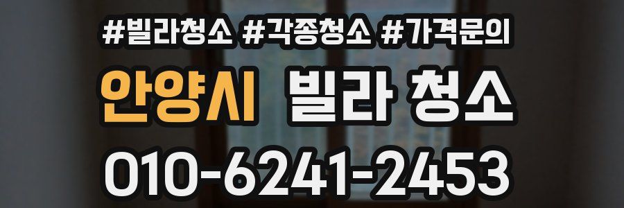 안양시 빌라 청소