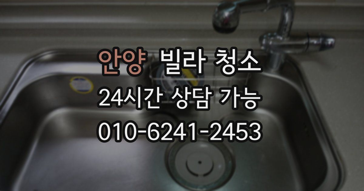 안양 빌라 청소