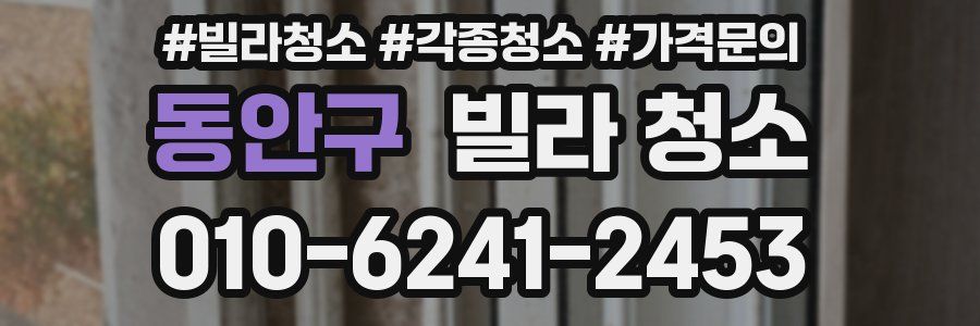 동안구 빌라 청소