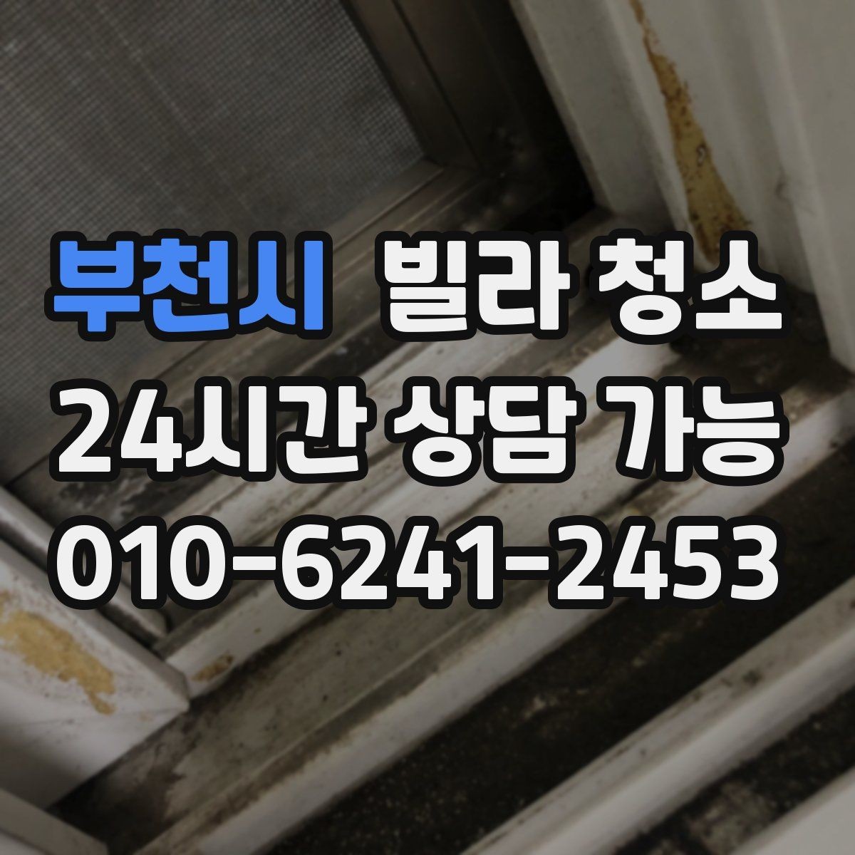 부천시 빌라 청소 청소만으로 해결 안 되는 곰팡이 사례
