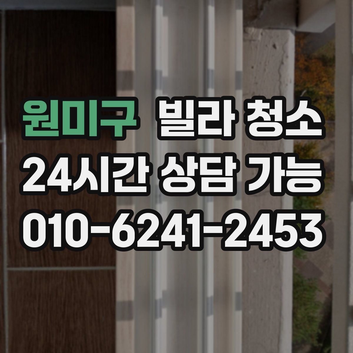 원미구 빌라 청소