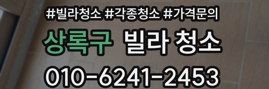 상록구 빌라 청소