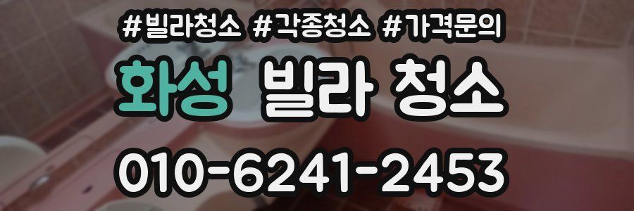 화성 빌라 청소