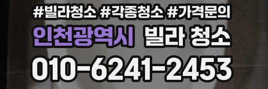 인천광역시 빌라 청소