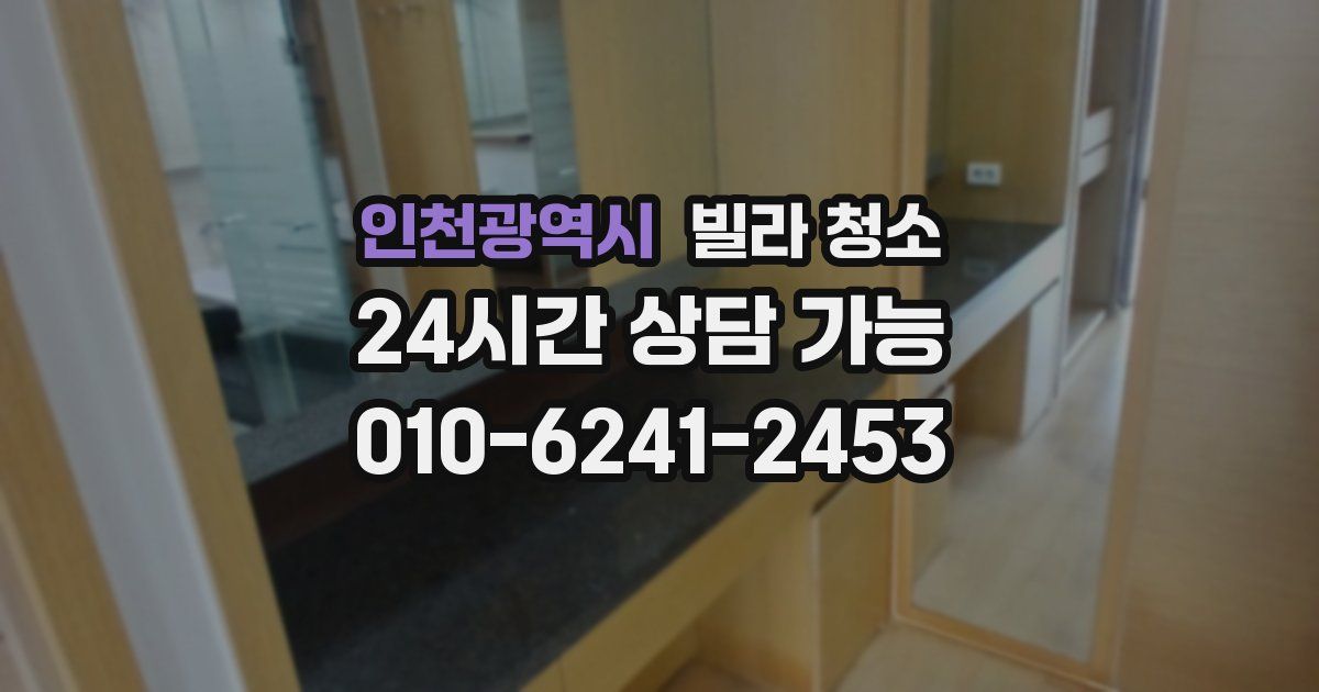 인천광역시 빌라 청소