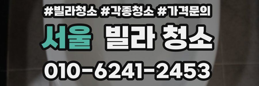 서울 빌라 청소