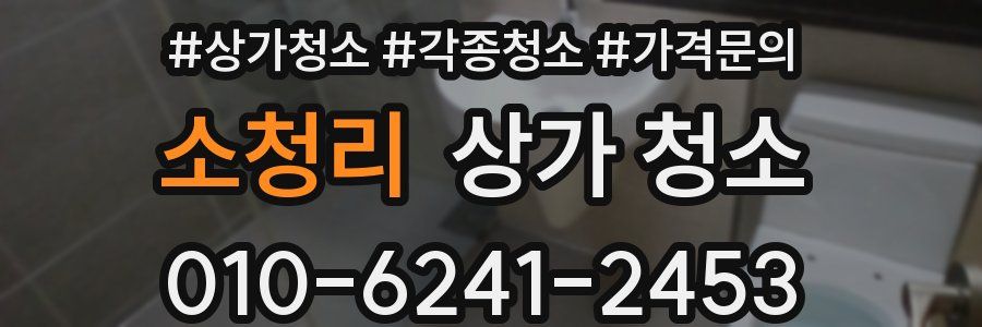 소청리 상가 청소