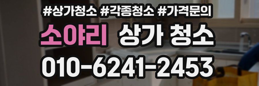 소야리 상가 청소