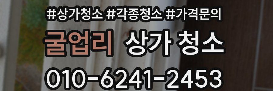 굴업리 상가 청소