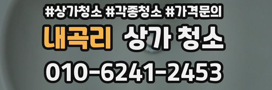 내곡리 상가 청소