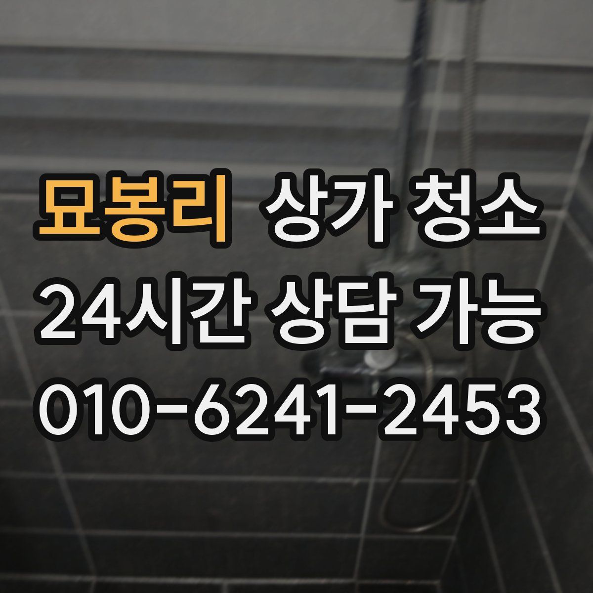 묘봉리 상가 청소