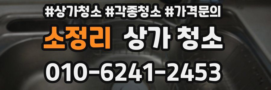 소정리 상가 청소