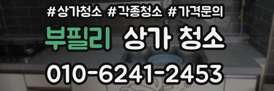 부필리 상가 청소