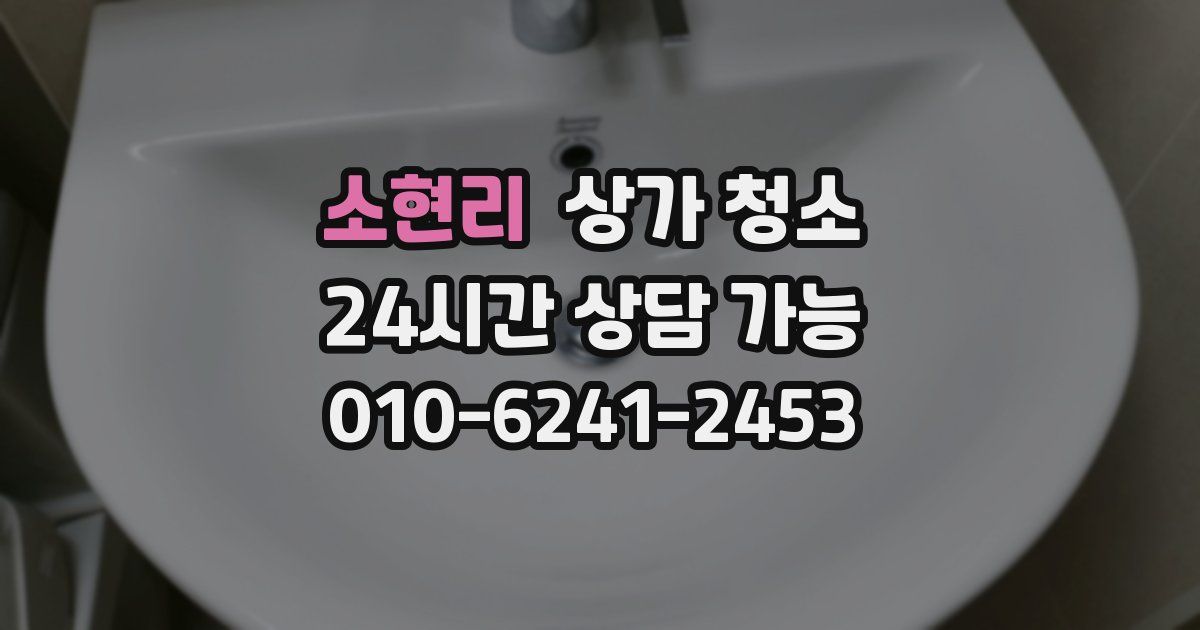 소현리 상가 청소