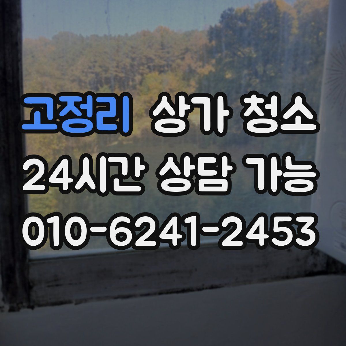 고정리 상가 청소