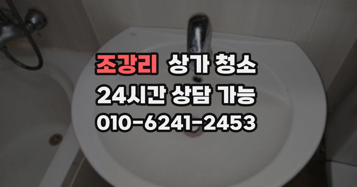 조강리 상가 청소