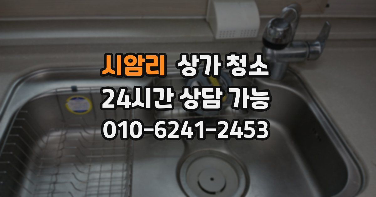 시암리 상가 청소