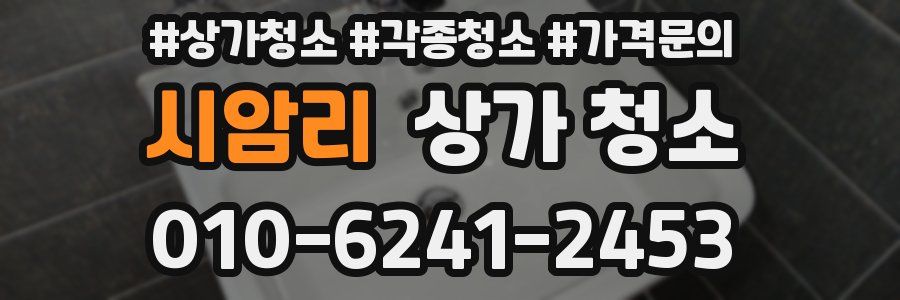 시암리 상가 청소