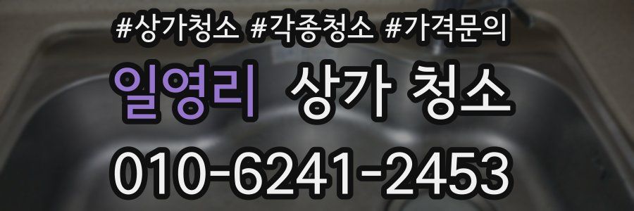 일영리 상가 청소