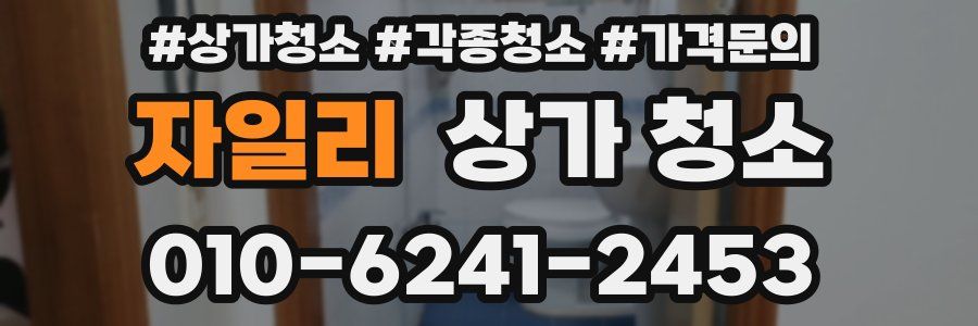 자일리 상가 청소