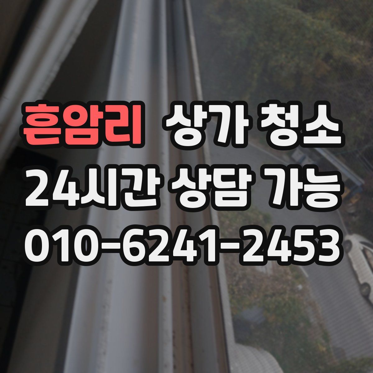 흔암리 상가 청소