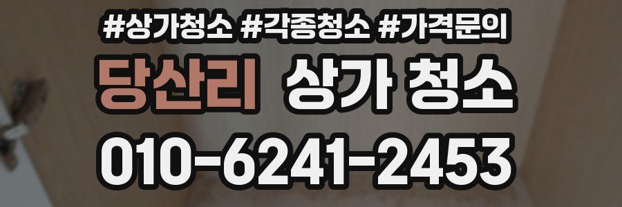 당산리 상가 청소