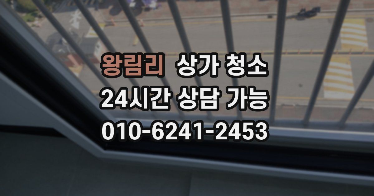 왕림리 상가 청소