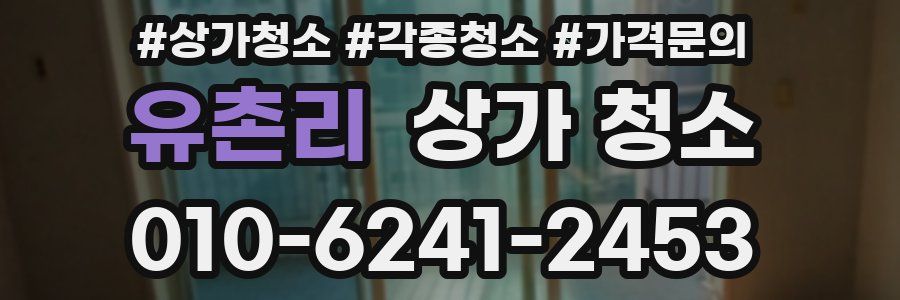 유촌리 상가 청소