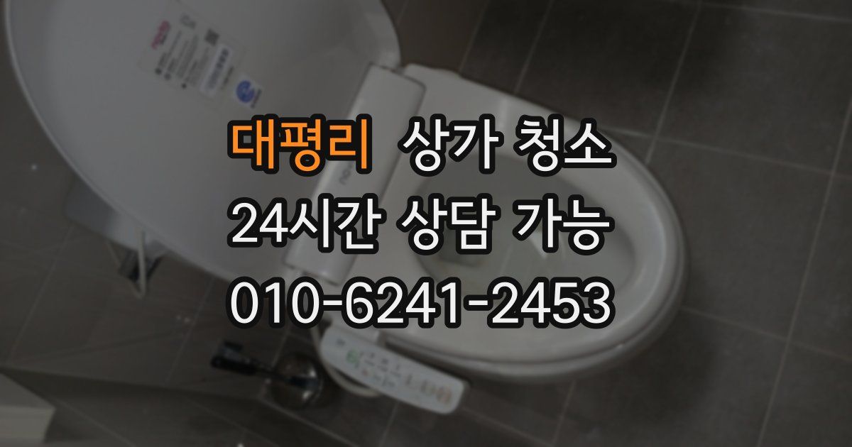 대평리 상가 청소
