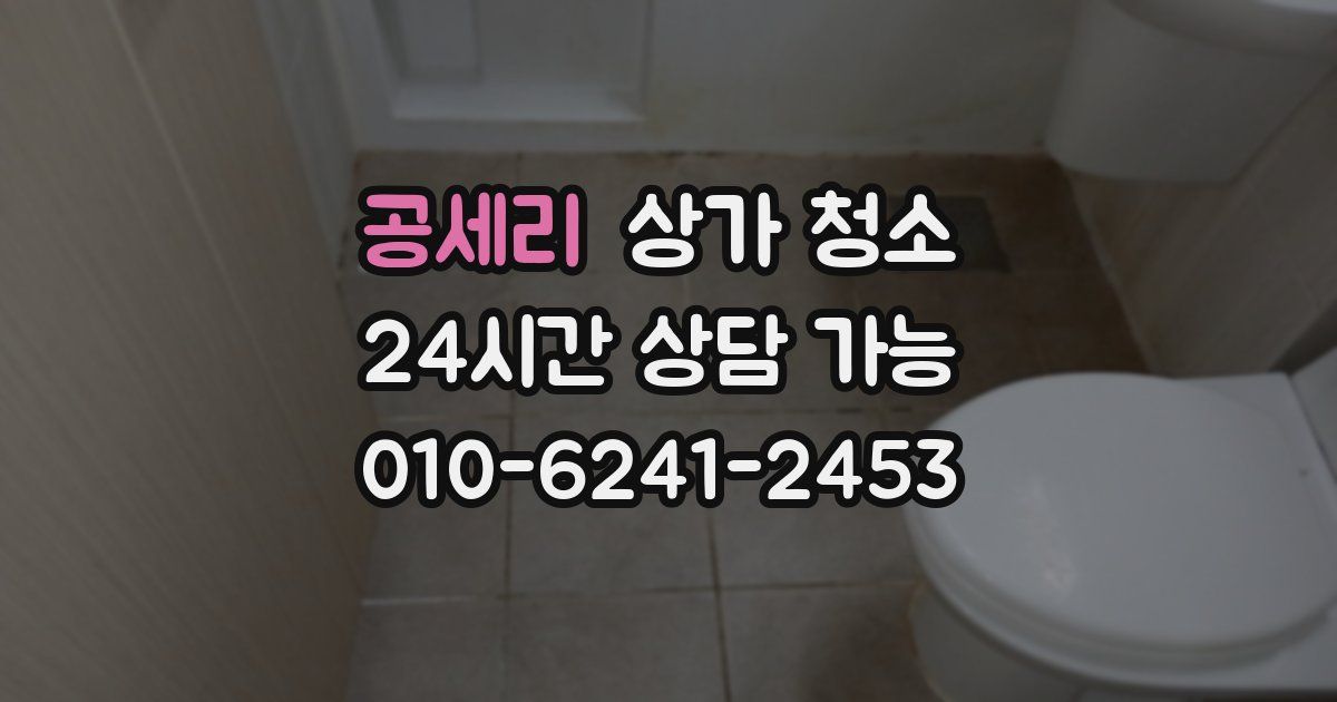 공세리 상가 청소