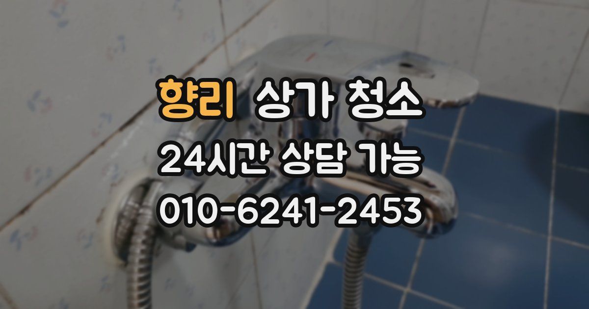 향리 상가 청소