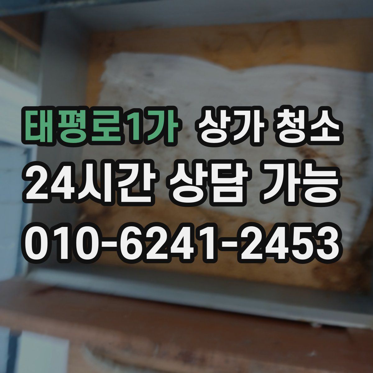 태평로1가 상가 청소