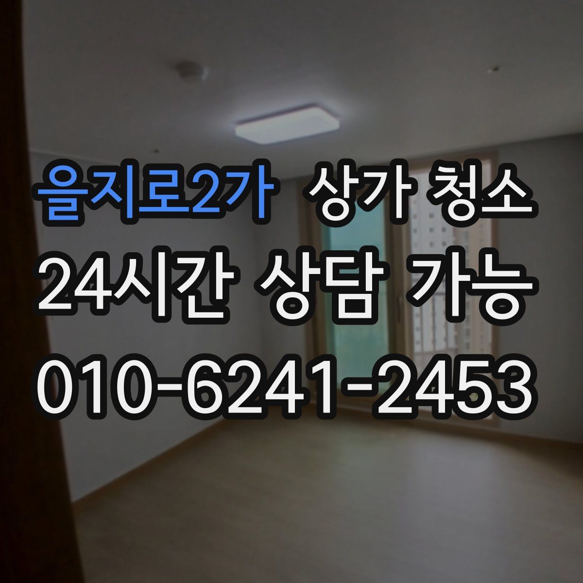 을지로2가 상가 청소