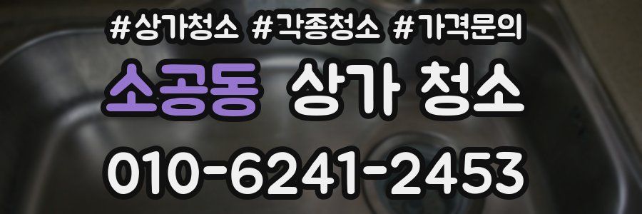 소공동 상가 청소