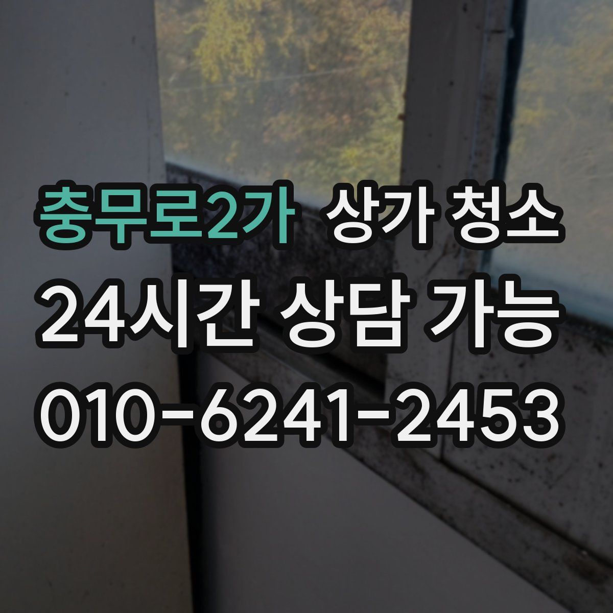 충무로2가 상가 청소