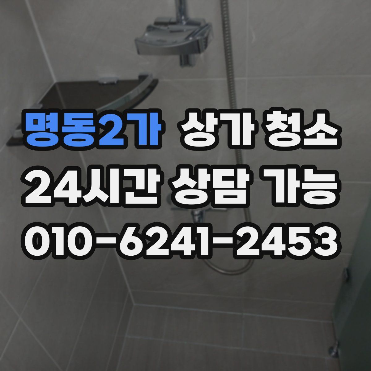 명동2가 상가 청소