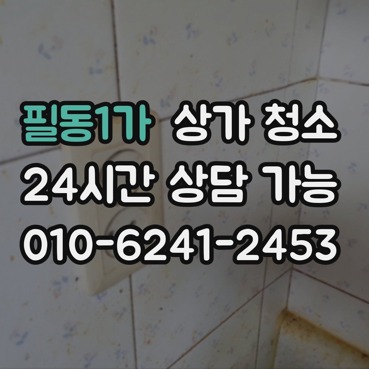 필동1가 상가 청소