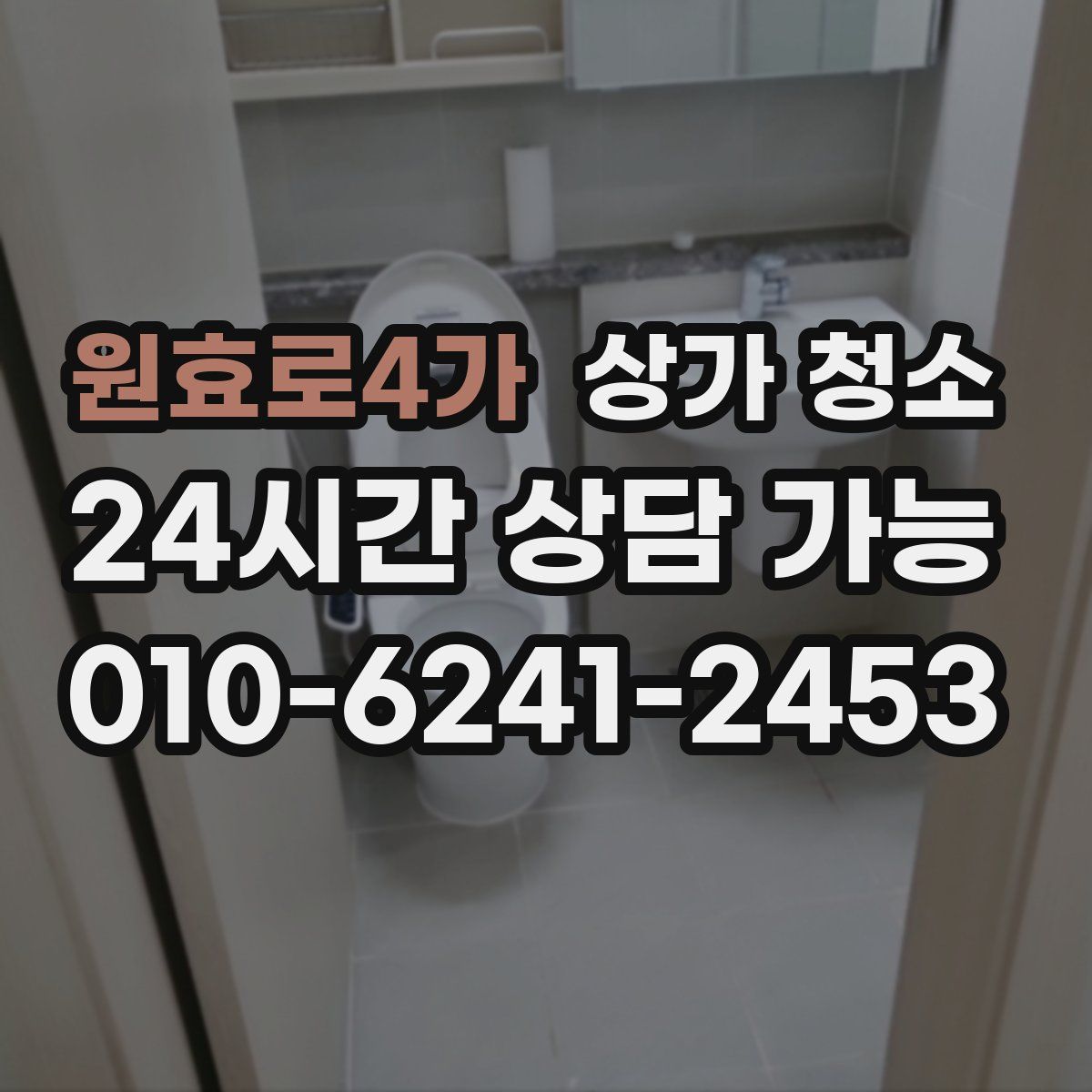 원효로4가 상가 청소