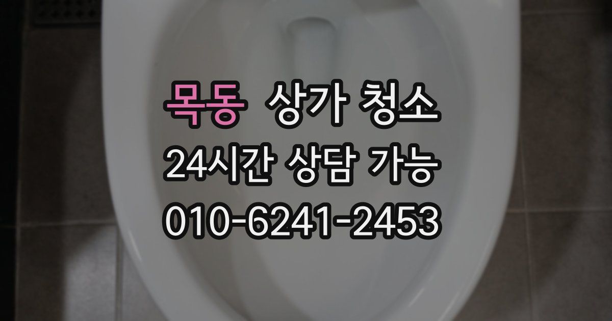 목동 상가 청소
