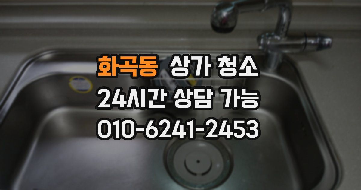 화곡동 상가 청소