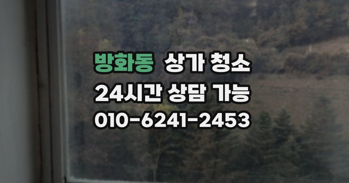 방화동 상가 청소