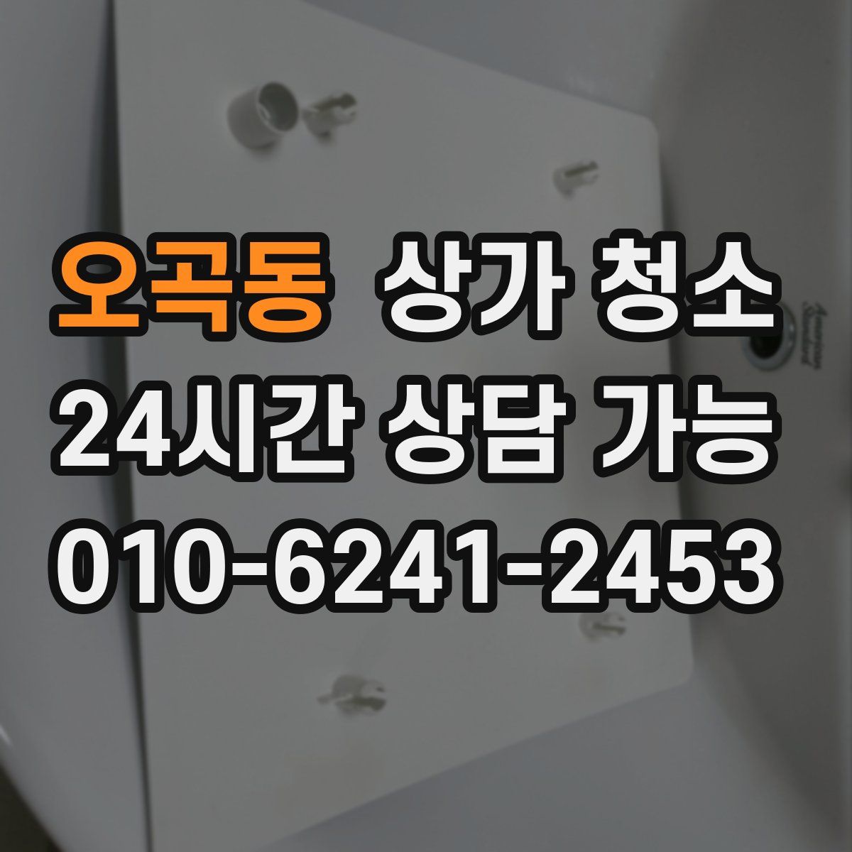 오곡동 상가 청소